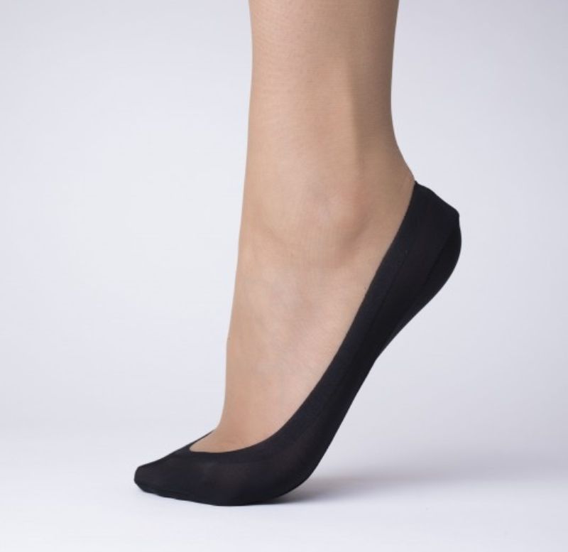 Sneaker socks women-Basic Lasercut Polyamide-C004